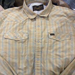 Howler Brothers - Plaid blue / Long Sleeve - H bar B - Medium